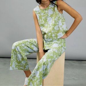 Maeve Green and Blue Two Piece Set